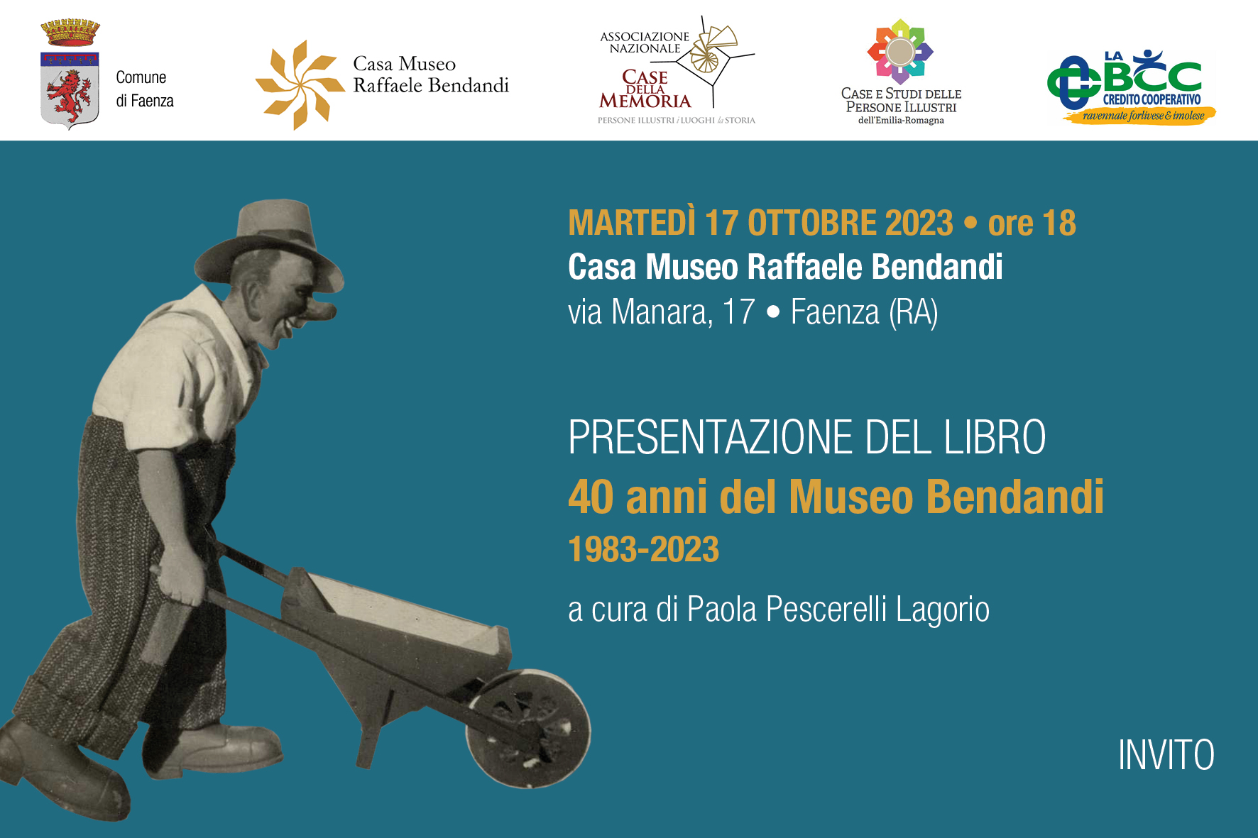 40 anni del Museo Bendandi presentazione invito web