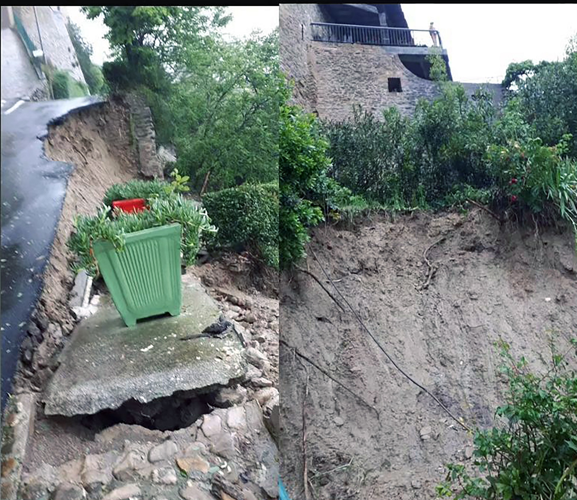 Frana di Sorrivori sotto casa Ilario Fioravanti1 1