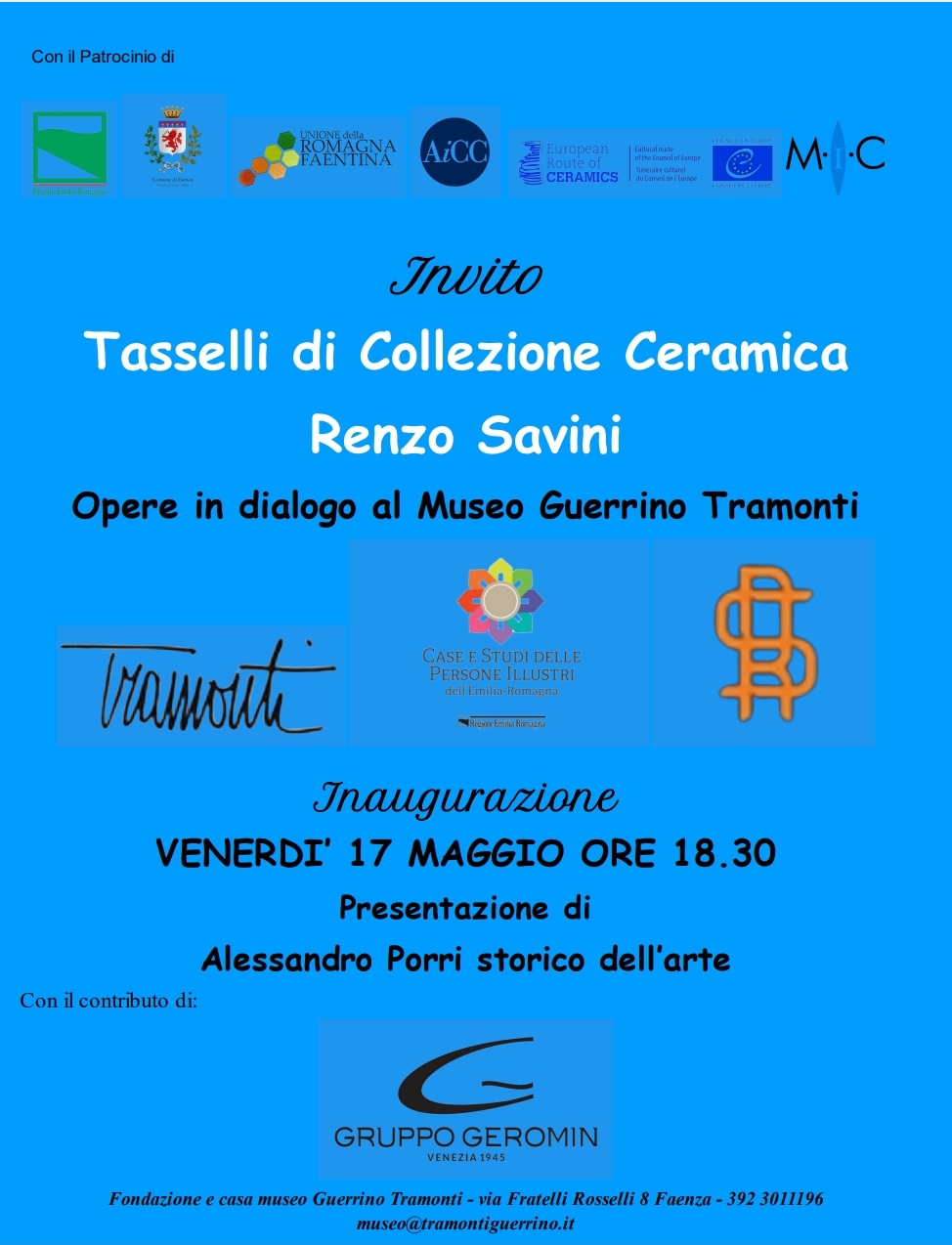 Invito 17 maggio fronte