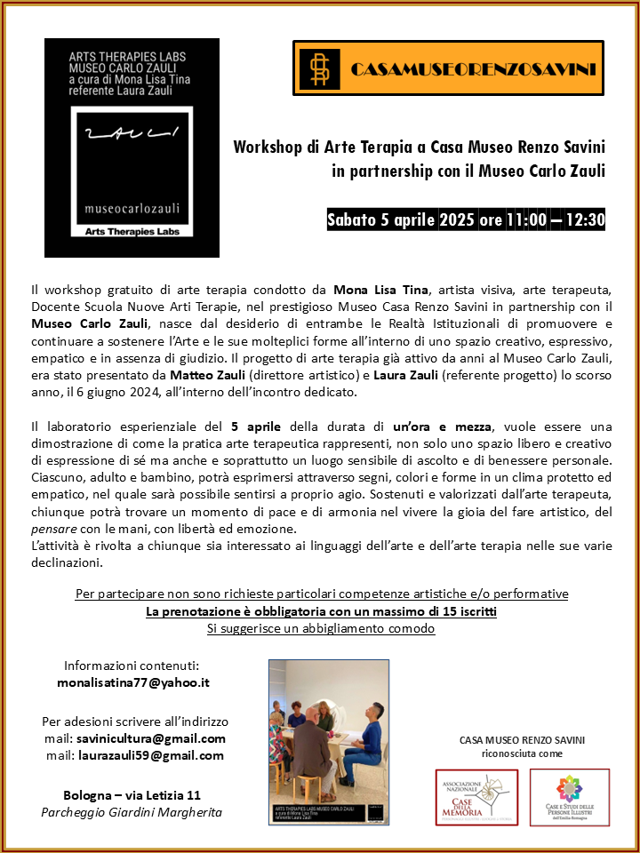 Invito CASAMUSEORENZOSAVINI 05.04.2025