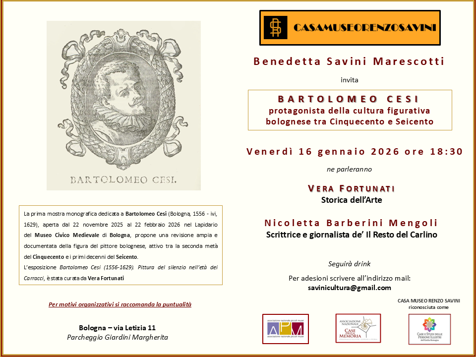 Invito CASAMUSEORENZOSAVINI 16.01.2026
