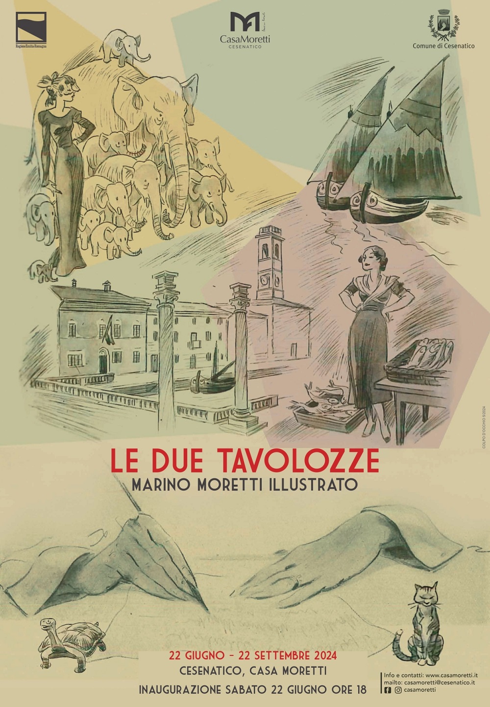 Le due tavolozze manifesto lr