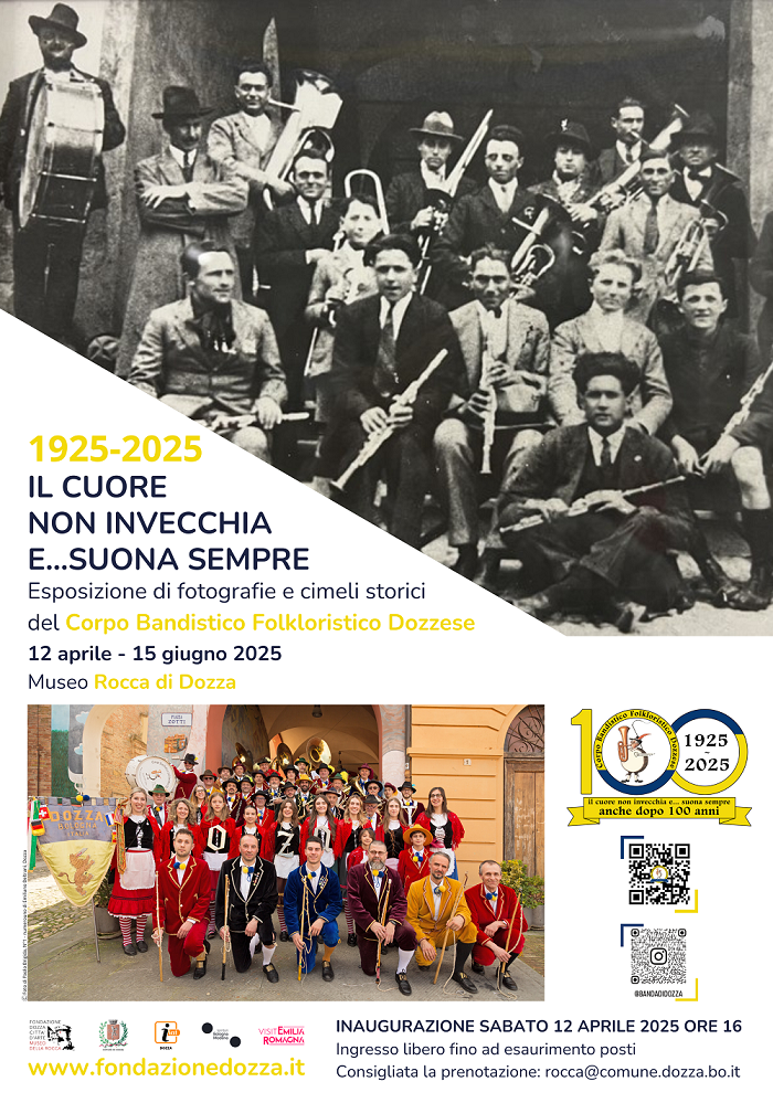 Locandina mostra banda Dozza