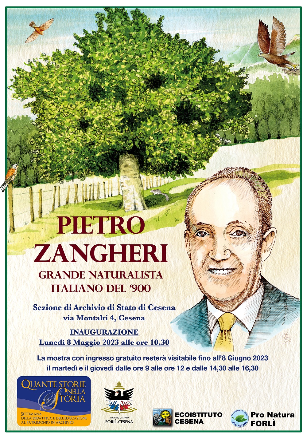 Mostra Zangheri Cesena Locandina 2023 8 maggio