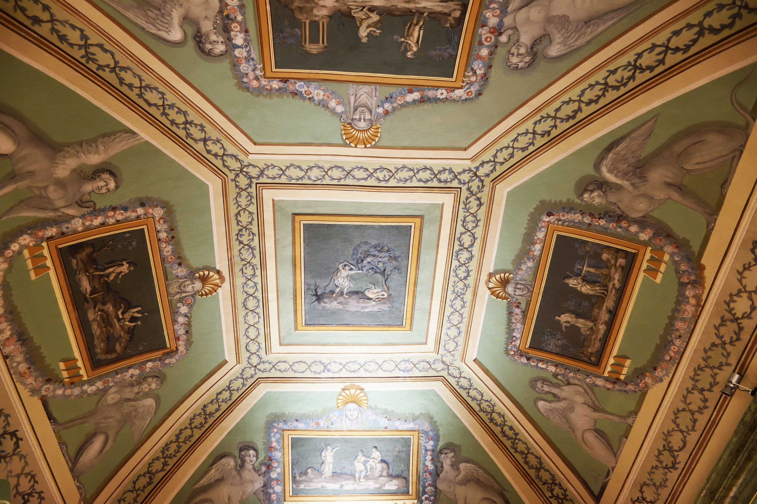 Museo Rossini Palazzo Montani Antaldi soffitto2