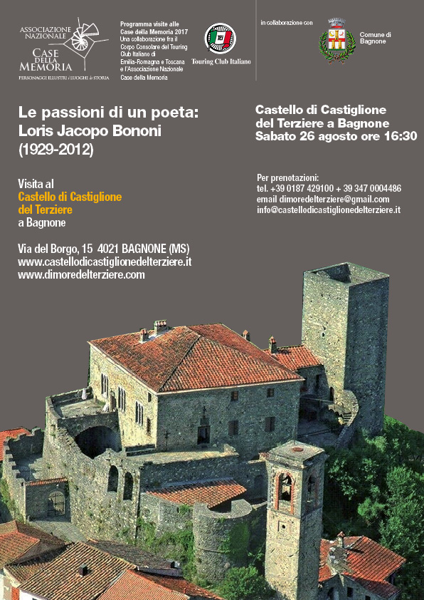 Visita al Castello di Castiglione del Terziere a Bagnone associazione Case della Memoria e Touring