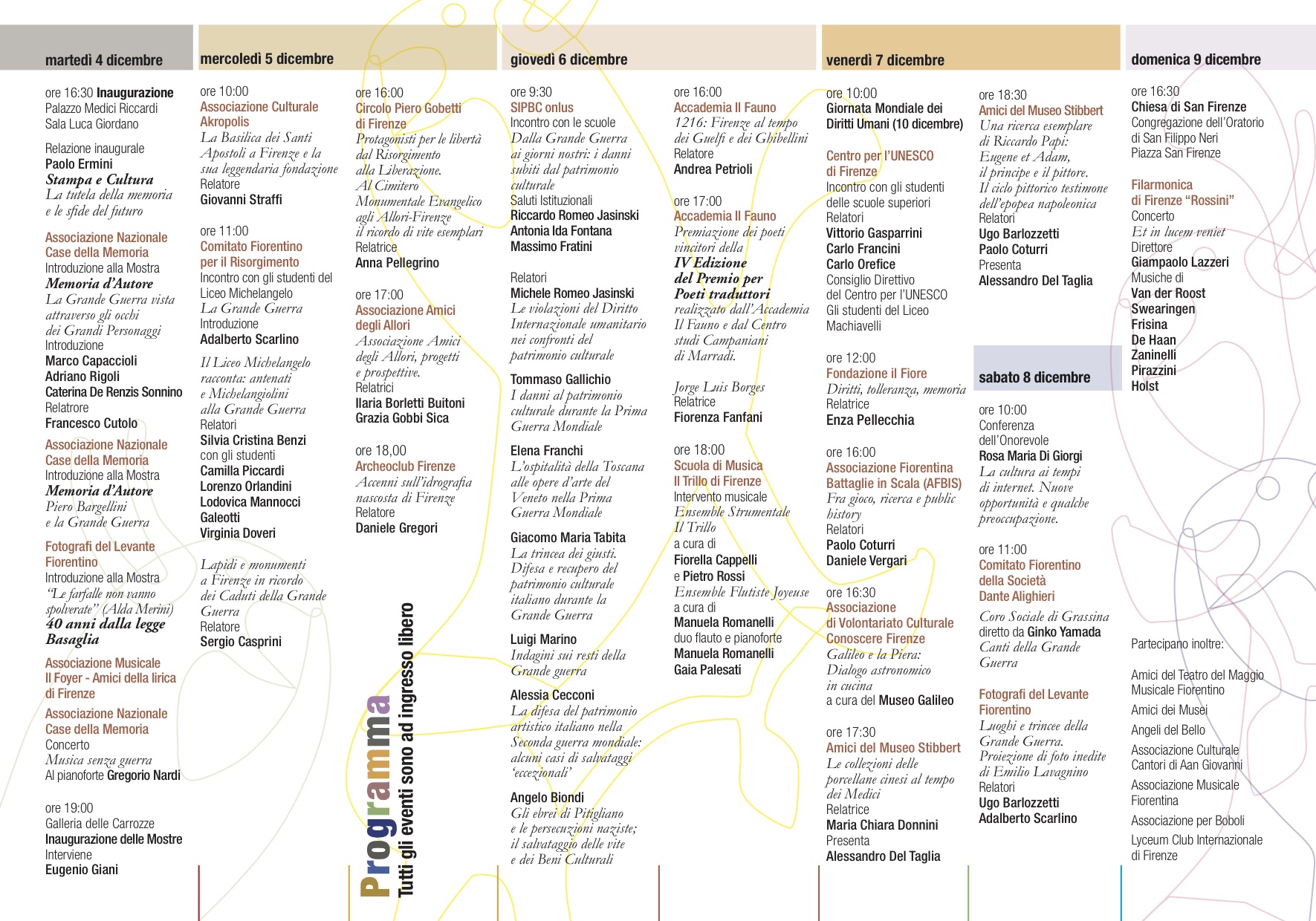 programma 2018 associazioni 2culturali