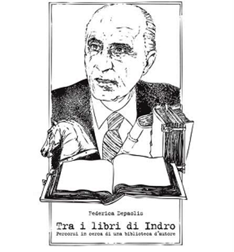 immagine tra i libri di indro