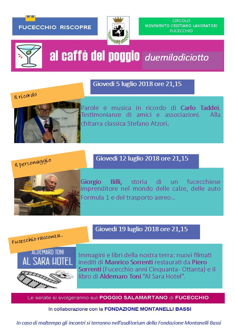 invito a4 incontri caffe poggio 2018