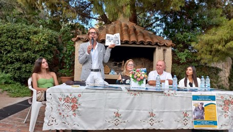 Le Muse a Capo Vaticano alla Casa della Memoria che fu del filosofo Giuseppe Berto per la presentazione de “Il senso della mia vita”