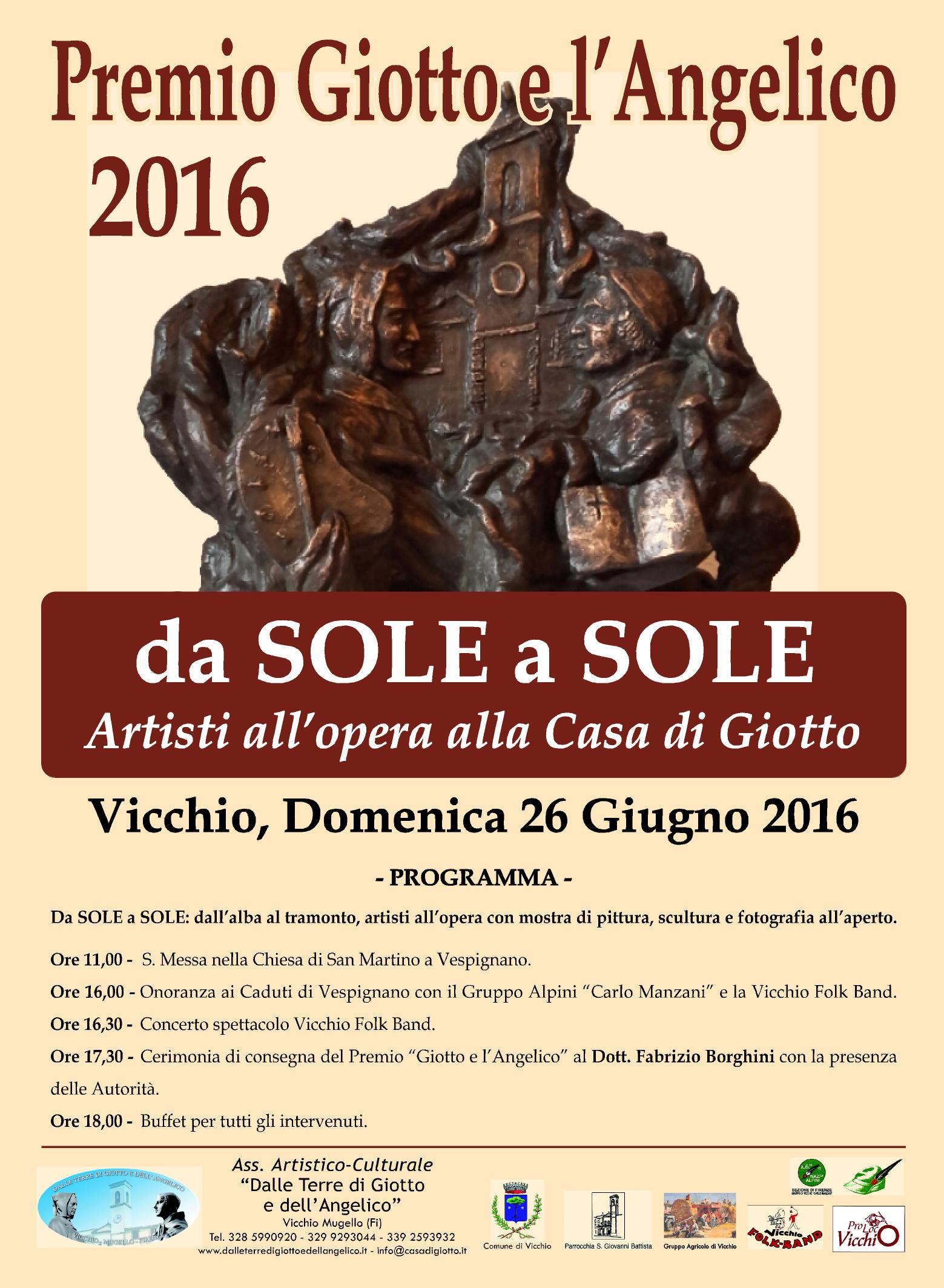 locandina Premio Giotto e lAngelico